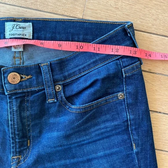 J.Crew Toothpick jeans 8 inch rise - Picture 9 of 14